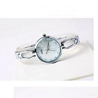 Women\'s Fashion Watch Water Resistant / Water Proof Japanese Quartz Alloy Band Flower Cool Casual Silver