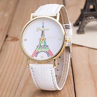 womens fashion students tower quartz watch