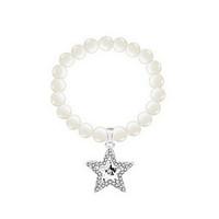 Women\'s Chain Bracelet Strand Bracelet Jewelry Natural Handmade Fashion Vintage Pearl Crystal Titanium Steel Alloy Oval Irregular Jewelry
