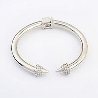 womens cuff bracelet jewelry fashion rhinestone alloy irregular jewelr ...