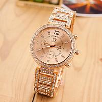 womens rhinestone diamond female quartz bracelet watch cool watches un ...