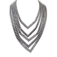 womens layered necklaces jewelry jewelry rhinestone alloy euramerican  ...