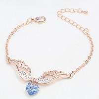 Women\'s Chain Bracelet Jewelry Natural Handmade Fashion Vintage Crystal Alloy Heart Irregular Jewelry 147Wedding Party Anniversary