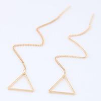 Women\'s Drop Earrings Euramerican Fashion Alloy Circle Geometric Jewelry 4 Pairs