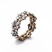 Women\'s Chain Bracelet Friendship Fashion Rhinestone Alloy Round Jewelry 147 Wedding Party Birthday 1pc