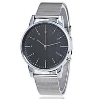 Women\'s Fashion Quartz Casual Watch Simple Alloy Belt Business Round Alloy Dial Watch Cool Watch Unique Watch