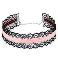 Women\'s Choker Necklaces Lace Fabric Alloy Euramerican Fashion Jewelry 1pc