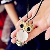 Women\'s Korean Owl Sweater Necklace