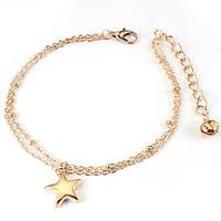 Women\'s Anklet/Bracelet Alloy Fashion Star Gold Women\'s Jewelry Wedding Party Daily Casual