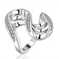 Women\'s Vintage Luxury 925 Silver Plated Ring