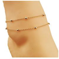 Women\'s Rose Gold Anklet Jewelry 1pc