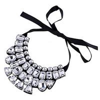 Women\'s Strands Necklaces Chrome Cute Style Euramerican Personalized Adorable Black White Jewelry For Wedding Party Congratulations 1pc