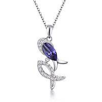 Women\'s Pendant Necklaces Jewelry Animal Shape Jewelry Crystal Alloy Unique Design Euramerican Fashion Jewelry 147Party Other Ceremony