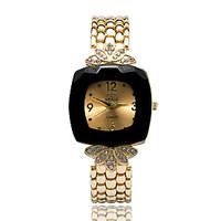 Women\'s Dress Watch Fashion Watch Bracelet Watch Simulated Diamond Watch Imitation Diamond Quartz Alloy Band Flower Charm Casual Elegant Strap Watch