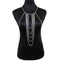 Women\'s Body Jewelry Body Chain Natural Fashion Gem Alloy Geometric Jewelry For Special Occasion Halloween Anniversary 1pc