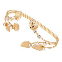 Women\'s Cuff Bracelet Alloy Fashion Punk Golden Jewelry 1pc