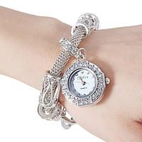 Women\'s Vintage Diamante Round Dial Alloy Band Quartz Analog Fashion Watch(Assorted Color) Cool Watches Unique Watches