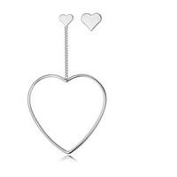 Women\'s Drop Earrings Tassels Euramerican Simple Style Cooper Heart Jewelry For Party 1 Pair