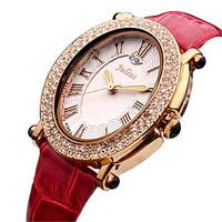 Women\'s Fashion Watch Japanese Quartz Water Resistant / Water Proof Leather Band Black White Red Gold