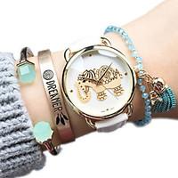 Women\'s Watch Ethnic Style Lucky Elephant Watch Leather Quartz Wristwatch Jewelry For Summer Gift Idea Cool Watches Unique Watches