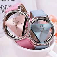 woman fashion leather quartz wrist watch cool watches unique watches