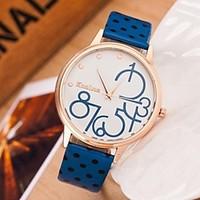 Women\'s Circular Set Auger Quartz Fashion Belt Watch(Assorted Colors) Cool Watches Unique Watches Strap Watch