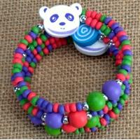 wooden wrap panda bracelet