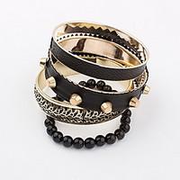 womens wrap bracelet jewelry fashion pearl alloy irregular jewelry for ...