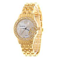 womens fashion watch quartz stainless steel band butterfly silver gold ...