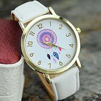 womens new fashion personality dreamcatcher leather wrist watch cool w ...