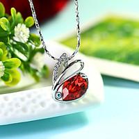 womens pendant necklaces jewelry heart jewelry crystal alloy unique de ...