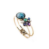 womens chain bracelet jewelry friendship fashion alloy flower rainbow  ...