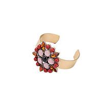 Women\'s Cuff Bracelet Friendship Fashion Alloy Flower Rainbow Jewelry For Anniversary Gift Valentine 1pc