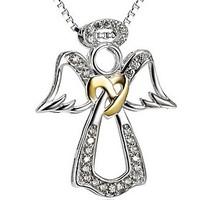 womens pendant necklaces jewelry sterling silver gold plated simulated ...