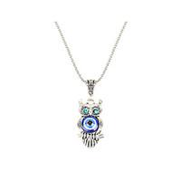 Women\'s Pendant Necklaces Rhinestone Owl Acrylic AlloyUnique Design Animal Design Tag Movie Jewelry Fashion Personalized Hypoallergenic