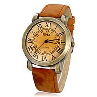 Women\'s Watch Vintage Roman Numerals Dial Casual Watch Cool Watches Unique Watches Fashion Watch Strap Watch