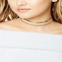Women\'s Choker Necklaces Jewelry Jewelry Alloy Euramerican Fashion Personalized Jewelry For Special Occasion Daily Casual Outdoor 1 pcs