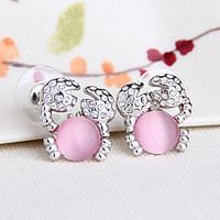 womens earrings opal euramerican fashion personalized gemstone alloy j ...