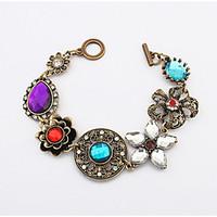 womens charm bracelet acrylic turkish bohemian acrylic alloy flower je ...