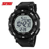 Women\'s Men\'s SKMEI Sports Watches Digital LED Military Watch SKMEI 1024 50M Dive Swim Waterproof Outdoor Casual Wristwatches