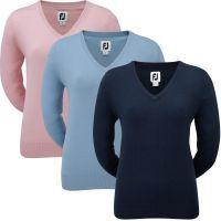 Womens Lambswool V-neck