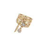 Womens Charm Rings, Gold Colour