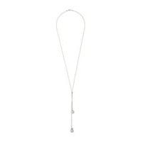 Womens Lariat Necklace, White