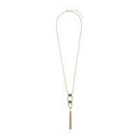 Womens Chain Tassel Necklace, Gold Colour