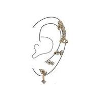 Womens Crystal Ear Adornment Pack, Gold Colour