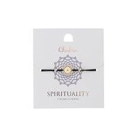 Womens Spirituality Chakra Bracelet, Black