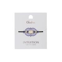 womens intuition chakra bracelet black