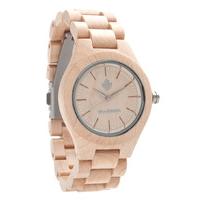 woodwatch watches watch femme silver brown