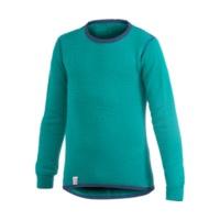 woolpower kids crewneck 200 turtle green