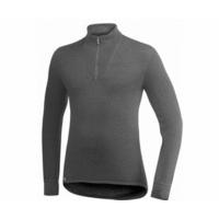 woolpower zip turtleneck 200 grey